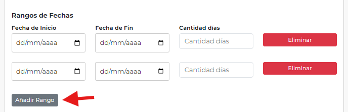 Botón añadir rango